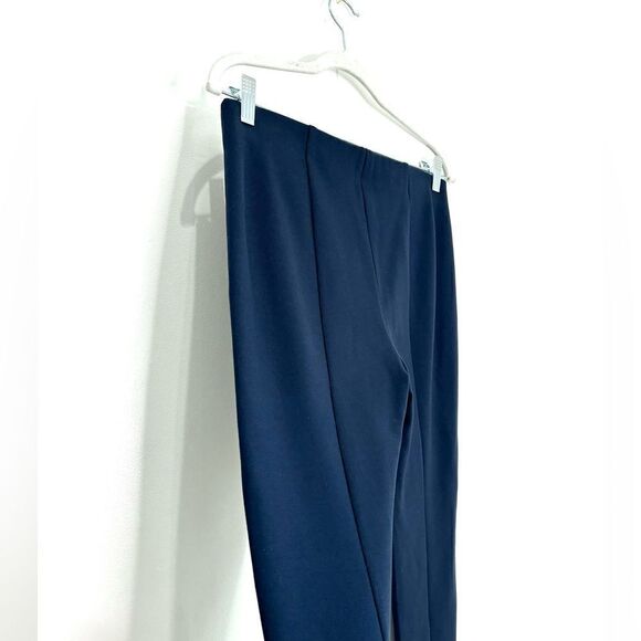 Vince Stitch Front Seam Slim Fit Ponte Pant in Coastal Blue - Picture 9 of 12